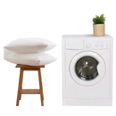 White washing machine.