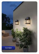 Outdoor wall lanterns.