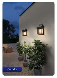 Outdoor wall lanterns.