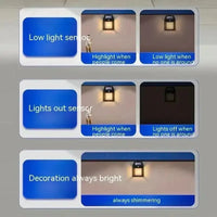 Outdoor wall light features.