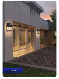 Outdoor wall lights.