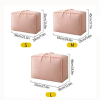 Large Capacity Clothes Storage Bag Waterproof Cabinet Wardrobe Organizer Quilt Pillow Blanket Organizer Dustproof