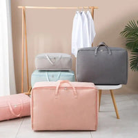 Large Capacity Clothes Storage Bag Waterproof Cabinet Wardrobe Organizer Quilt Pillow Blanket Organizer Dustproof