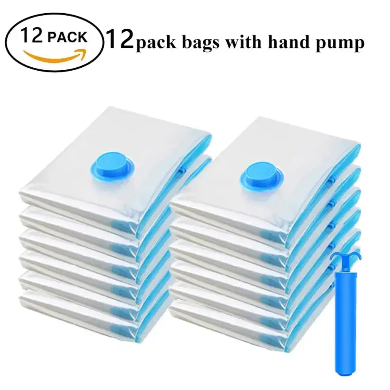 12pcs Bags with pump / S 40X60CM