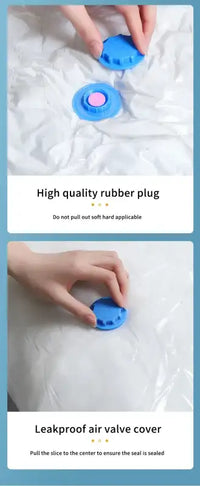 5/12/48PCS Vacuum Storage Bags For Clothes,Bedding,Space Saving Bags Storage Vacuum Seal Packet,Folding Compressed