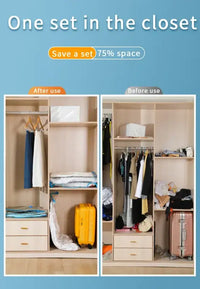 5/12/48PCS Vacuum Storage Bags For Clothes,Bedding,Space Saving Bags Storage Vacuum Seal Packet,Folding Compressed
