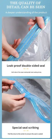 5/12/48PCS Vacuum Storage Bags For Clothes,Bedding,Space Saving Bags Storage Vacuum Seal Packet,Folding Compressed