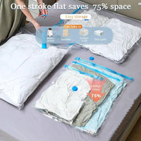 5/12/48PCS Vacuum Storage Bags For Clothes,Bedding,Space Saving Bags Storage Vacuum Seal Packet,Folding Compressed