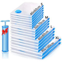 5/12/48PCS Vacuum Storage Bags For Clothes,Bedding,Space Saving Bags Storage Vacuum Seal Packet,Folding Compressed