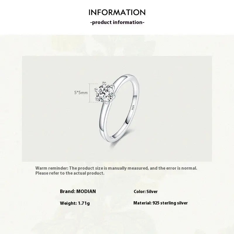 Korean Zircon Special Ring