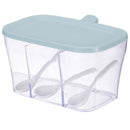 SpiceMaster 3-Grid Condiment Organizer Box