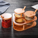 SpicePod Glass Jar Storage Box