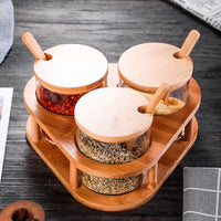 SpicePod Glass Jar Storage Box