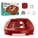 Red rotating puzzle game from Spin It to Win It Red Family Battle Toy, perfect for family battle fun