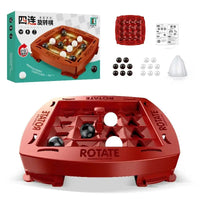 Red rotating puzzle game from Spin It to Win It Red Family Battle Toy, perfect for family battle fun