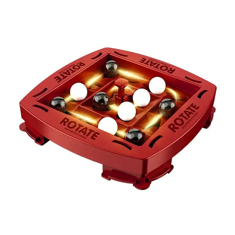 Spin It to Win It Red Family Battle Toy Educational Fun