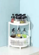 SpinShelf - Multilayer Kitchen Storage - White / One layers