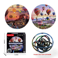 Rotating Puzzle Decompression 3D Educational Toys - Hot Air Balloon