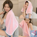Square Spiral Bath Towel Designer Solid Color Quick Drying Water Absorbing Dry Hair Household And Daily Use Soft
