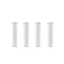Four white shower filter cartridges.