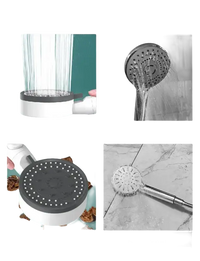 Shower head comparison.