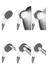 Shower head with multiple spray settings.