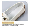 2024 New Spring /summer Women Flats Genuine Leather Moccasins Woman Casual Shoes Slip-on Loafers Female Boat Big Size