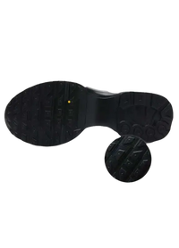 Black shoe sole.