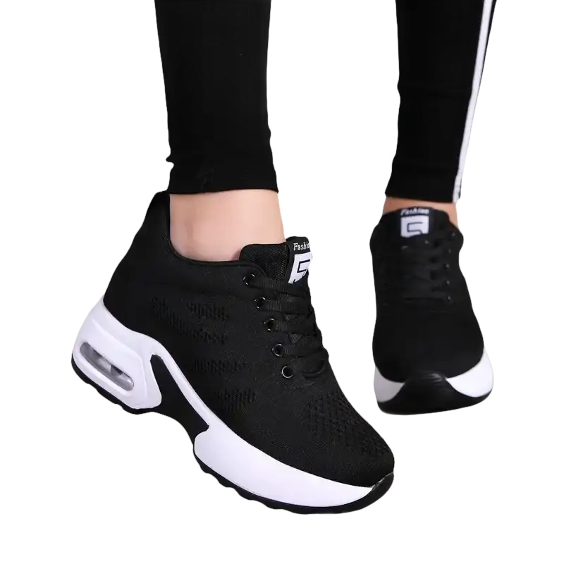 Comfy Women's Platform Mesh Breathable Sneakers