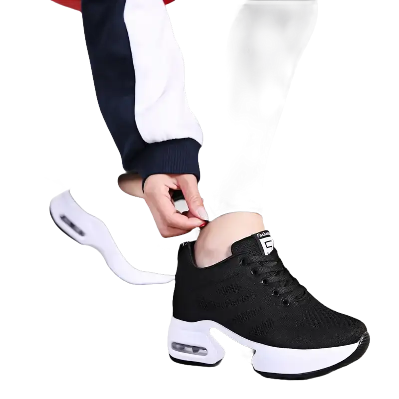 Comfy Women's Platform Mesh Breathable Sneakers