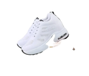 White platform sneakers.