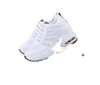 White platform sneakers.