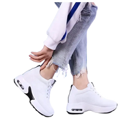 White platform sneakers.