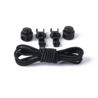 1 Pair No Tie Shoelaces Round Push The Spring Lock Sports Elastic Shoelace Suitable For All Shoes Lazy Laces Shoe