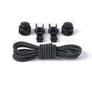 1 Pair No Tie Shoelaces Round Push The Spring Lock Sports Elastic Shoelace Suitable For All Shoes Lazy Laces Shoe