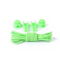 1 Pair No Tie Shoelaces Round Push The Spring Lock Sports Elastic Shoelace Suitable For All Shoes Lazy Laces Shoe