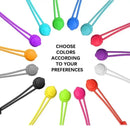1 Pair No Tie Shoelaces Round Push The Spring Lock Sports Elastic Shoelace Suitable For All Shoes Lazy Laces Shoe