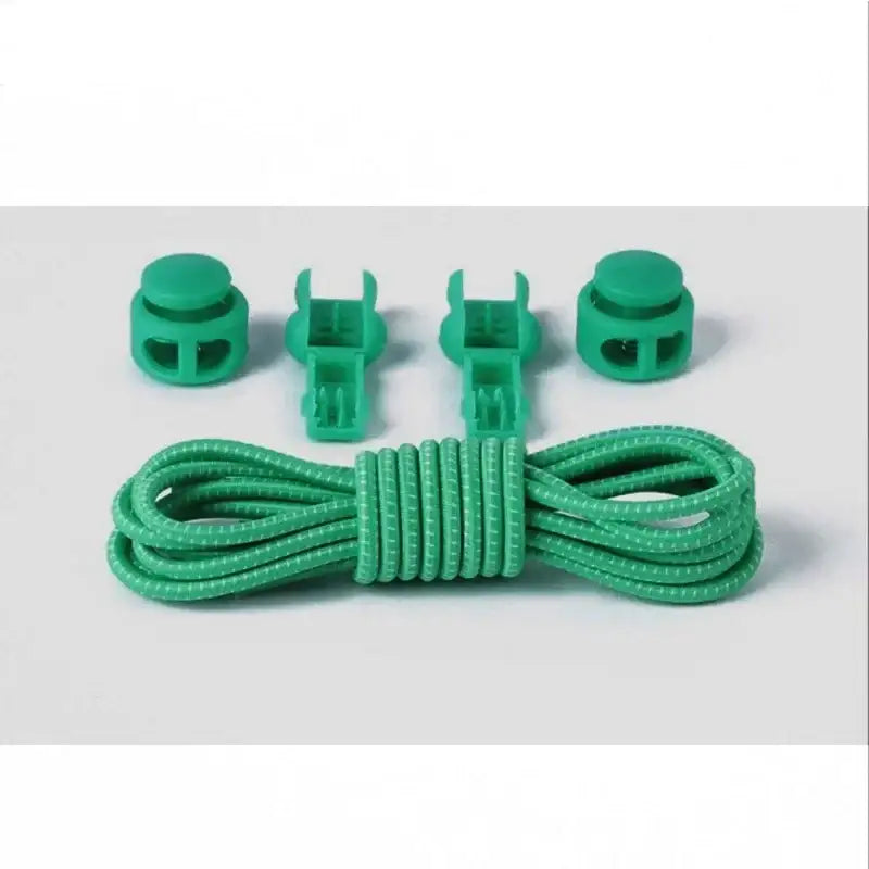 1 Pair No Tie Shoelaces Round Push The Spring Lock Sports Elastic Shoelace Suitable For All Shoes Lazy Laces Shoe