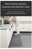 Modern Minimalist Square Floor Mat - Durable Stain/Fade Resistant Non-Slip Rubber Backing Machine Washable