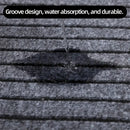 Modern Minimalist Square Floor Mat - Durable Stain/Fade Resistant Non-Slip Rubber Backing Machine Washable