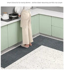 Modern Minimalist Square Floor Mat - Durable Stain/Fade Resistant Non-Slip Rubber Backing Machine Washable