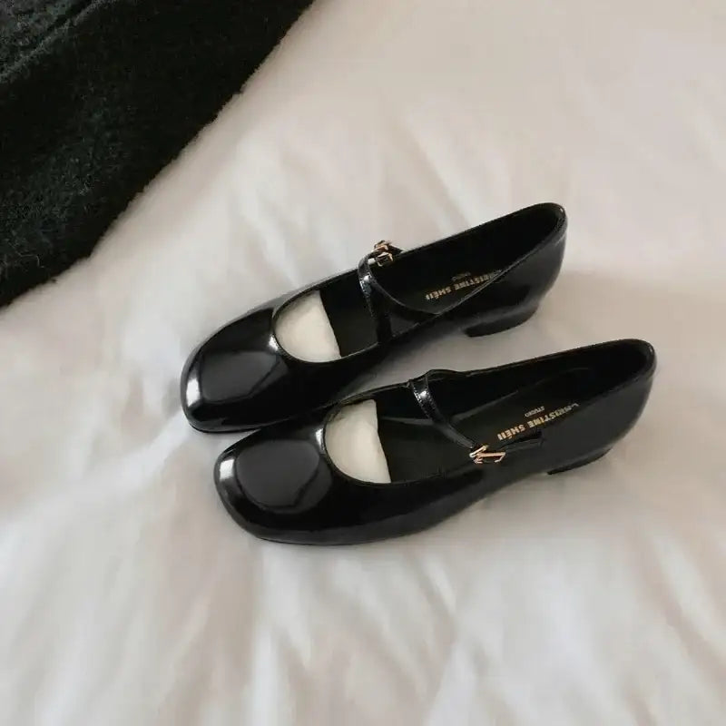 Sweet Patent Leather Mary Janes Shoes