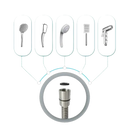 Handheld shower head compatibility diagram.