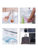 Over-the-door hooks.