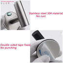 1/2PCS Adhesive Wall Hook Stainless Steel Robe Sticker Hooks Towel Coat Key Pants Hangers Bathroom Kitchen Storage