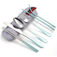 Stainless Sip Set - Green