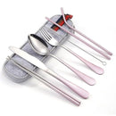 Stainless Sip Set - Pink