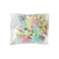 Bag of pastel star-shaped decorations.