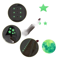 Glow-in-the-dark star and moon stickers.