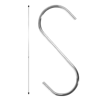 Metal S-shaped hook.